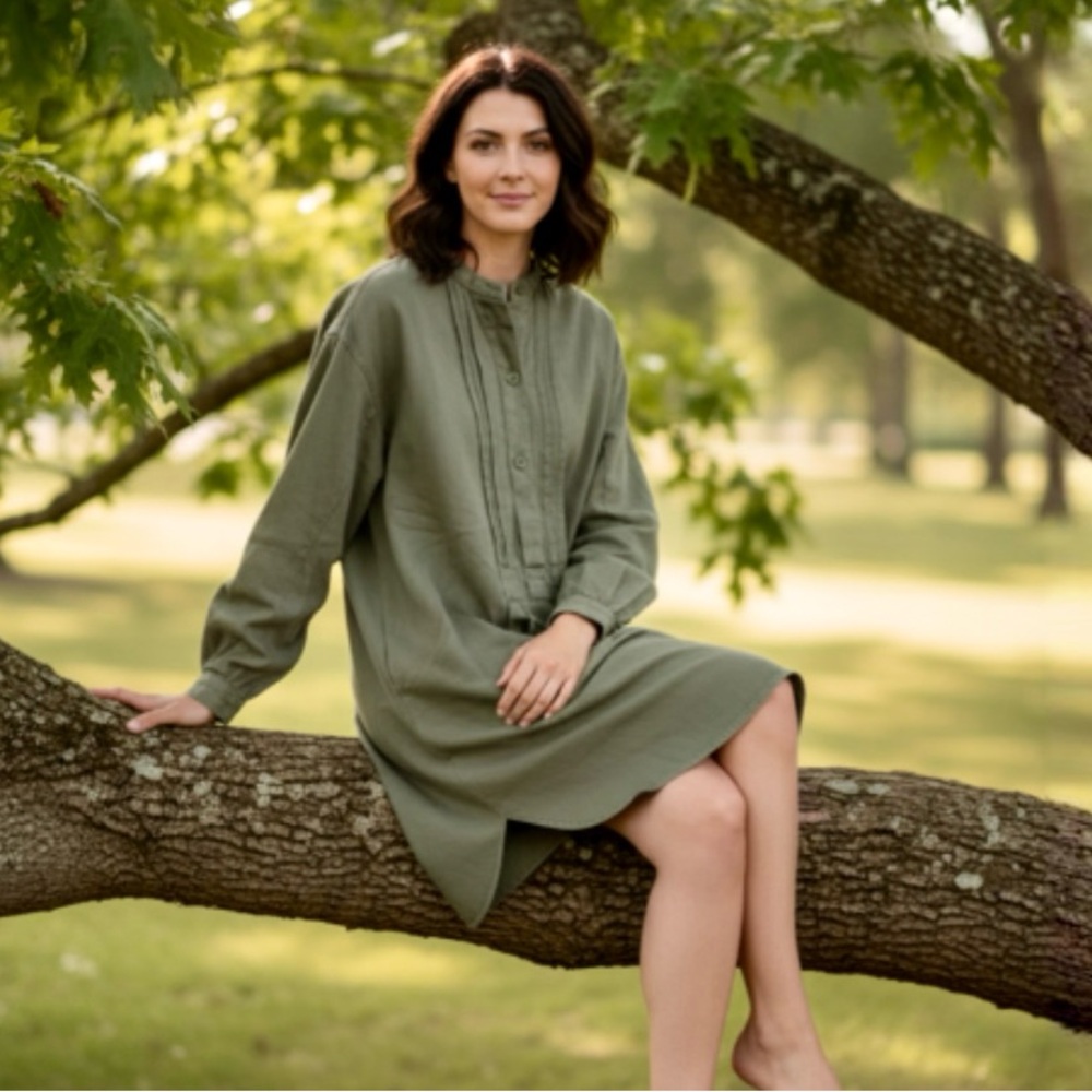 Sandrine Rose Moss Oversized Dress by Free People